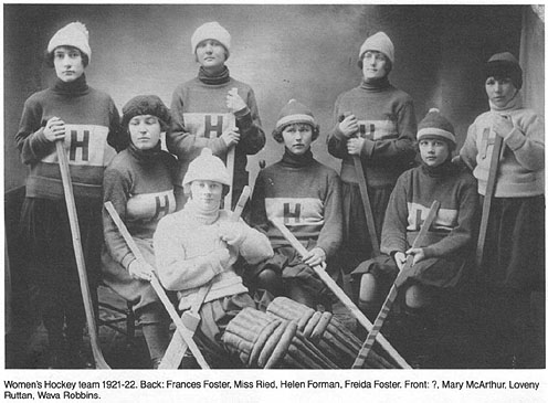 Womens Hockey Team, 1921-22